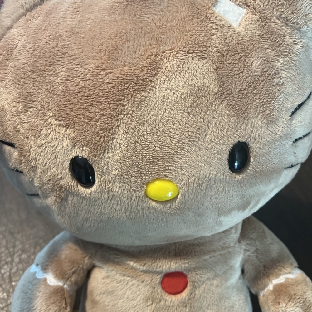 Hello Kitty Build a Bear Gingerbread Christmas Plush Limited 2012 Sanrio No Bow - Picture 2 of 11